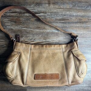 FOSSIL 1954 Leather Shoulder Bag Brown 75082